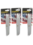Stanley Utility Knife Classic 6 In. Retractable Gray 10-099 Lot Of 3. Fixed Price $19.49.