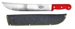 Valley 17" Red Handle Camping Hunting Survival Bush Machete & Dark Canvas Sheath. Fixed Price $22.95.
