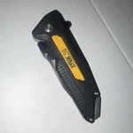 Dewalt Folding Utility Knife Black/yellow 1 Blade Plastic/metal. Fixed Price $10.50.