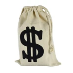 Large Dollar Sign Party Favor Money Goody Bag. Fixed Price $9.99.