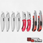 8PACK Box Cutter Folding Pocket Retractable Utility Knife Set W/ Extra Blades. Fixed Price $31.99.