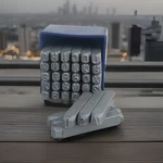 36PCS Metal Stamping Imprint Kit 6MM Number & Letter Punch Art Craft Set. Fixed Price $22.99.