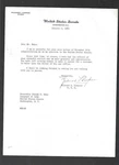 Hand Signed Letter Millard L. Simpson,wy To Jos. Duke Senate Sgt, Arms. Fixed Price $34.99.