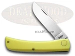 Case Xx Knives Sod Buster Jr. Smooth Yellow Delrin Stainless Pocket Knife 80032. Fixed Price $38.99.