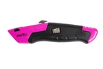 Utility Knife Auto-loading & Retractable W/ On-tool Blade Storage, Pink. Fixed Price $14.99.