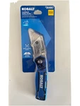 Kobalt Quick Change Folding Lockback Utility Knife Box Cutter 11 Blades. Fixed Price $11.99.