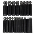Pmc Supplies Llc 24 Piece Steel Round Dapping Punch Set 7/64" To 9/16". Fixed Price $55.95.