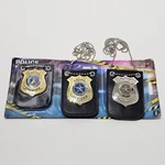 Spooktacular Gold Silver Badge Police Pretend Dress Up Cosplay Halloween. Fixed Price $7.95.
