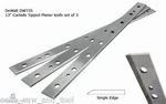 Carbide Tipped Blades Knives For 13" Dewalt DW735 X 7/8" 3/32". Fixed Price $237.95.