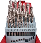 Metric Twist Drill Bits Set Of 25PCS Metal Case, 1MM 13MM By 0.5MM Increme. Fixed Price $65.44.
