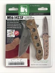 Crkt M16-14ZSF Folding Knife Operation Iraqi Freedom AUS-4 Desert Camo Zytel. Fixed Price $164.99.