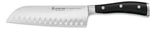 Sthof Classic Ikon 7" Hollow Edge Santoku Knife, Black. Fixed Price $294.25.
