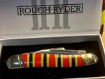 Rough Ryder Coral Snake Series Texas Stockman 4 7/8" Pocket Knife RR2275. Fixed Price $17.98.