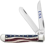 Case Cutlery Mini Trapper Patriotic Pocket Knife Stainless Steel Blades - 64135. Fixed Price $126.99.