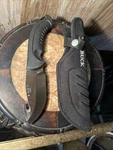 Buck Knives 393 Guthook Knife W/black Sheath & Grip Omni Hunter. Fixed Price $96.00.