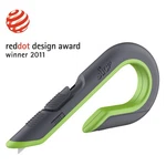 Slice Box Cutters, Double Sided, Replaceable, Stainless Steel, Gray, Green. Fixed Price $26.21.