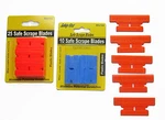 Miniscraper Plastic Razor Set, Safe Double Edged. Fixed Price $7.45.