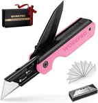Workpro 2-IN-1 Pocket Knife Folding Utility Box Cutter Quick-change Blades. Fixed Price $19.99.