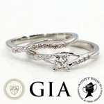 Platinum VVS2 Diamond Engagement Ring Wedding Set And Gia Report Size 6 *1015-08. Fixed Price $1500.00.