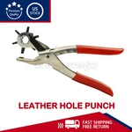 Leather Hole Belt Tool 6 Sizes Puncher Revolving Pliers. Fixed Price $6.59.