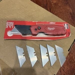 Milwaukee Tool 48-22-1500 Fastback Compact Folding Utility Knife, 6.15", Red. Fixed Price $9.99.