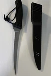 Fillet Knife 7 Inch Blade With Hard Sheath Crkt Big Eddy 3008. Fixed Price $18.99.