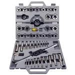 Hhip 45 Piece 1/4-1" Heat Treated Alloy Steel Tap & Die Set (1011-0001). Fixed Price $243.95.