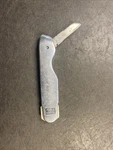 Vtg Stanley Tools Chrome Utility Knife 10-049 W/ 21-040 Blade Pocket Box Cutter. Fixed Price $19.99.