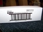 Dewalt 18MM Snap-off Blades 3 Per Pack, 10 Packs, DWHT11719 New. Fixed Price $14.99.