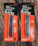 American Line Heavy Duty Breakaway Blades 5/CARD 66-0372 20MM Lot Of Sealed. Fixed Price $18.52.