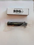 Sog Specialty Knives & Tools - Flash Tanto Black Folding Knife. Fixed Price $45.99.