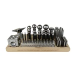 Jewelry Forming Tool Set 42 Pcs Wooden Base With Dapping Punches. Fixed Price $162.95.