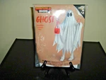 New Spooktacular Creations Childs Ghost Cosltume Size 8-10 Yrs With Treat Bag. Fixed Price $16.88.