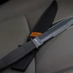 11.5"MTECH Usa Fixed Blade Full Tang Knife W/rubber Handle & Nylon Sheath. Fixed Price $22.99.