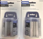2-KOBALT Utility Blades 100 Ct Each Brand New 2491096. Fixed Price $17.99.