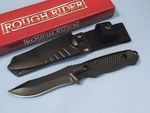Rough Ryder RR1865 Black Full Tang Fixed Blade Knife / Hard Sheath 8" Overall. Fixed Price $13.99.
