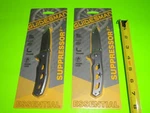 2X- Guidesman Suppressor Folding Drop Point Pocket Knife 8CR Steel Frame Lock. Fixed Price $25.28.