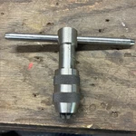 Starrett No. 93C T-handle Tap Wrench Machinist Tool Made Usa Exclnt. Fixed Price $25.00.