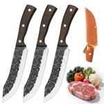 Butcher Knife High Carbon Steel 8" Meat Cutting Slicing Knives With Sheath. Fixed Price $28.49.