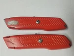 Stanley Model 10-189 Self Retracting Blade Red Utility Knife Box Cutter 2. Fixed Price $14.59.