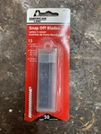 American Line 13-POINT 9MM Snap-off Knife Blades 50-PACK High Carbon.. Fixed Price $19.99.