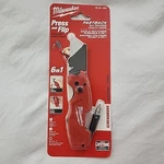 Milwaukee Fastback 6 Folding Utility Knife Red (48-22-1505). Fixed Price $13.99.
