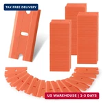 Workpro 200 Pack Plastic Razor Blades, Double Edged Scraper Safety. Fixed Price $14.04.