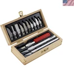 Versatile Basic Knife Set: 3 Precision Knives & 10 Blades For All Materials. Fixed Price $67.99.