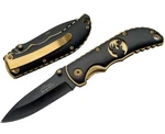 Rite Edge Folding Pocket Knife New Golden Wildlife Series - Deer. Fixed Price $14.99.