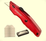 Workpro Premium Utility Knife Retractable All Metal Heavy Duty Box Cutter Quick. Fixed Price $14.39.