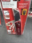 Rare Sears Craftsman Nos 1 Folding Drywall Knife 29339 Red Suregrip Multi. Fixed Price $89.00.
