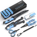 Fishing Tool Kit Set Pliers Knife Gripper Scissors Ruler Gear Gift Box. Fixed Price $33.95.