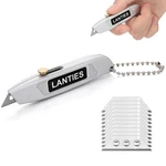 10 Pcs Mini Retractable Utility Knife With 20 Carbon Steel Blades Set Thr.... Fixed Price $19.19.