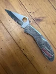 Spyderco Delica Rio Vista Products Exclusive Folding Knife - No Box. Fixed Price $140.00.